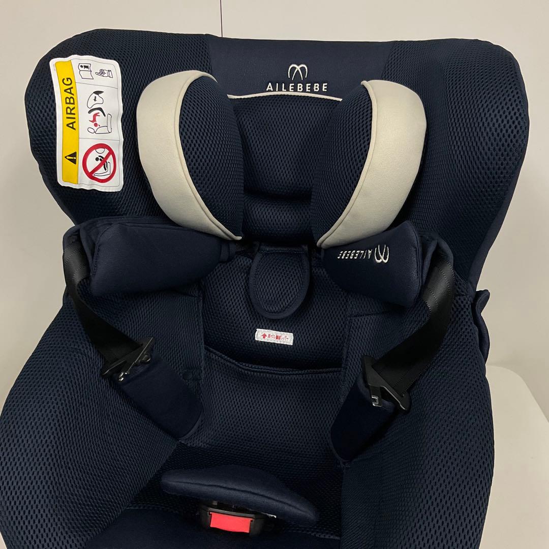 美品！エールベベ クルット5i グランス グランネイビー ISOFIX対応
