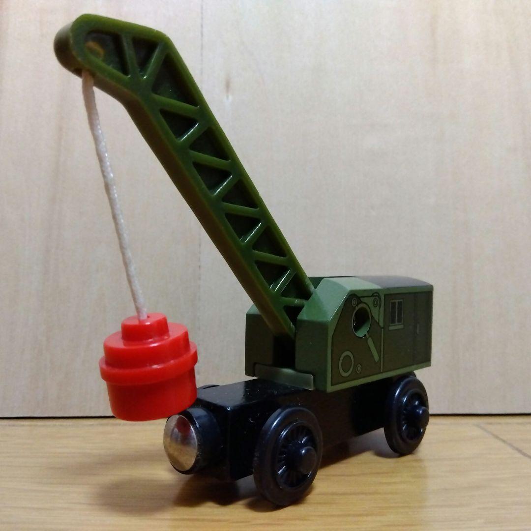 きかんしゃトーマス 木製レール クレーン車 ラーニングカーブ社 - メルカリ