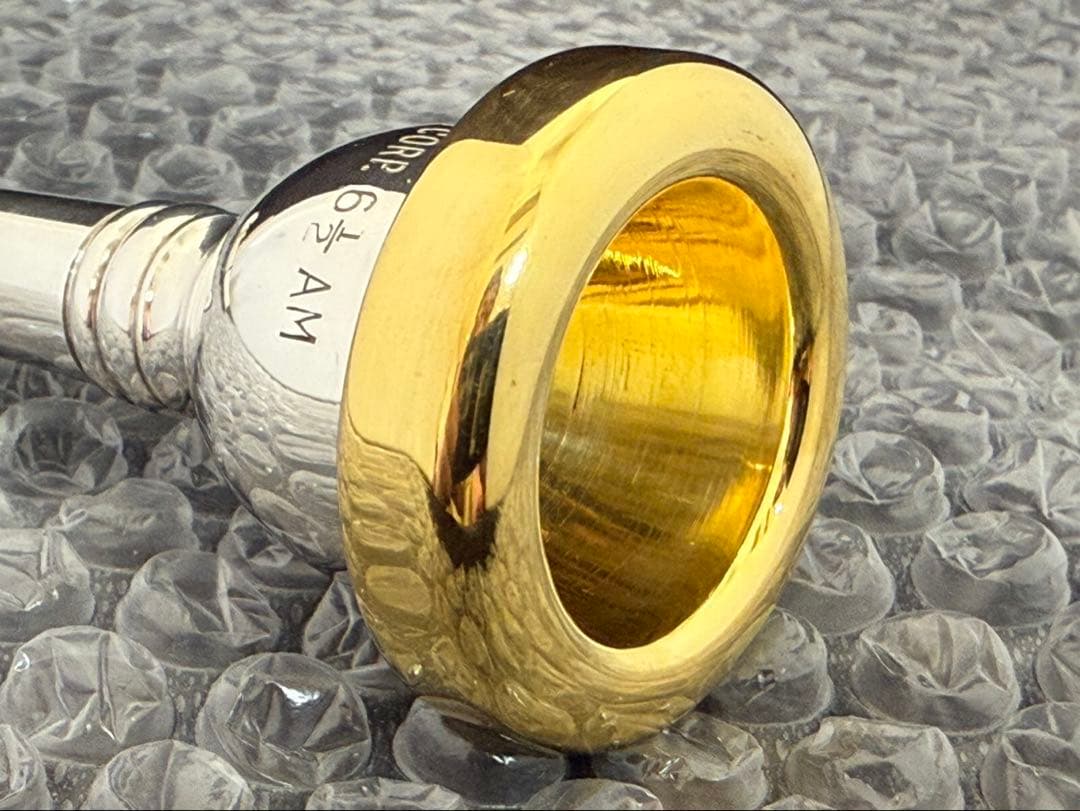 BACH CORP.6 1/2AM トロンボーンマウスピース細管用GP