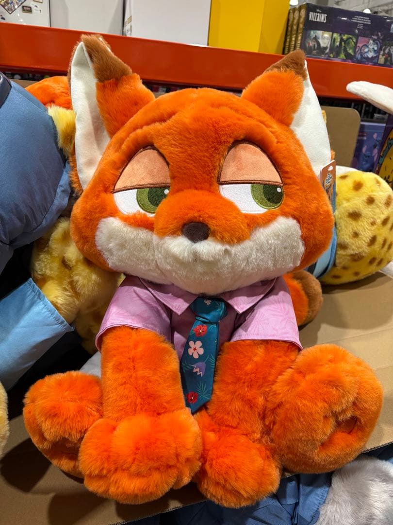 ズートピア2 ジュディ ニック ぬいぐるみ コストコ ブランケット付き