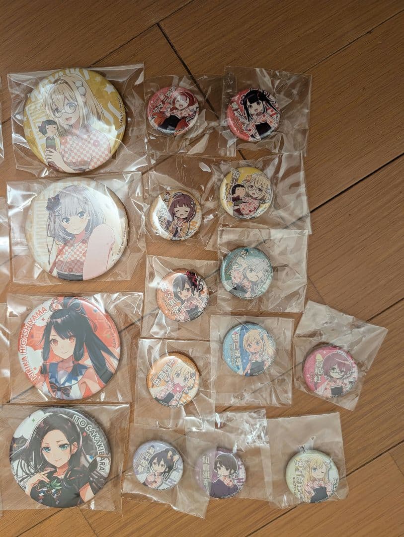 温泉むすめ　缶バッチ　セット