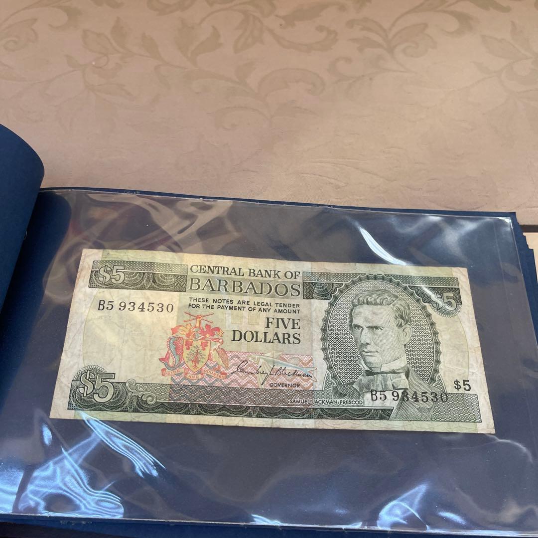 セットで】特筆すべきはトリニダード・トバゴの旧紙幣です