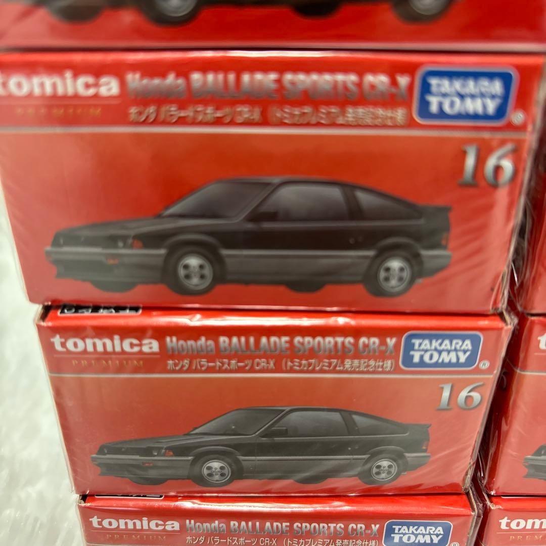 【新品】トミカプレミアム ホンダ バラードスポーツ CR-X 発売記念仕様 8点