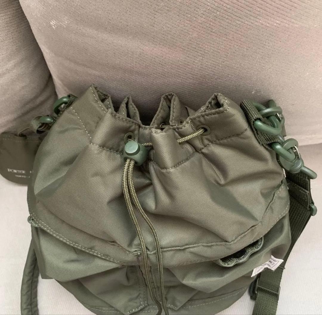 ★超美品★ ポーター HYKE コラボ tool box small オリーブ