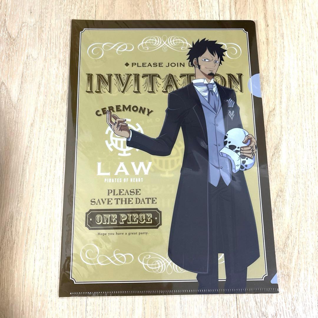 未開封　ONE PIECE タキシード　クリアファイルセット