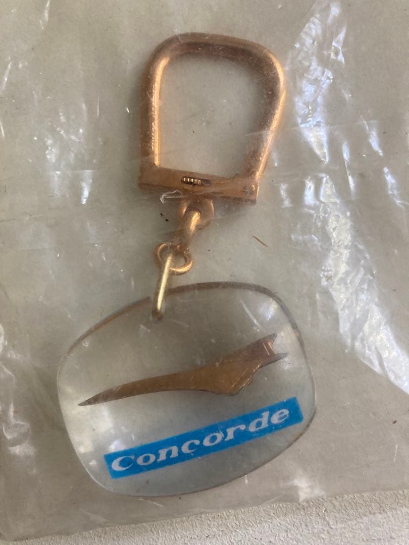 フランスアンティークブルボンコンコルドキーホルダー未開封bourbon