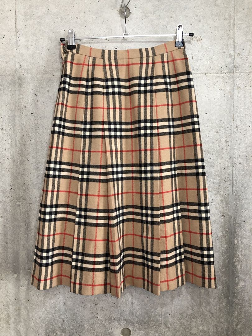 BURBERRY バーバリー　ノヴァチェック　ノバチェック　スカート　ベージュ