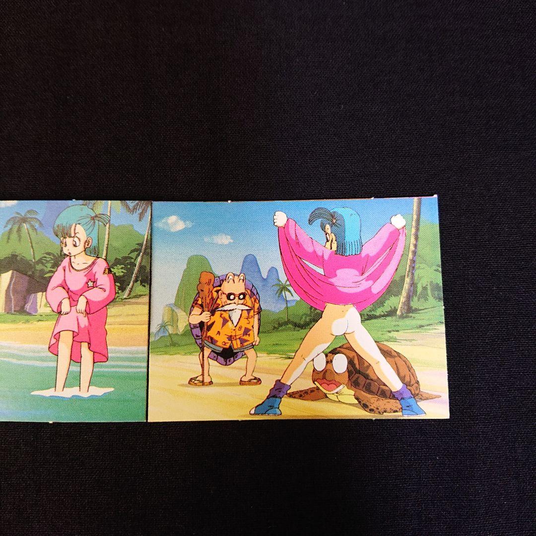 ドラゴンボール カードダス 山勝 シール ステッカー ブルマ カード