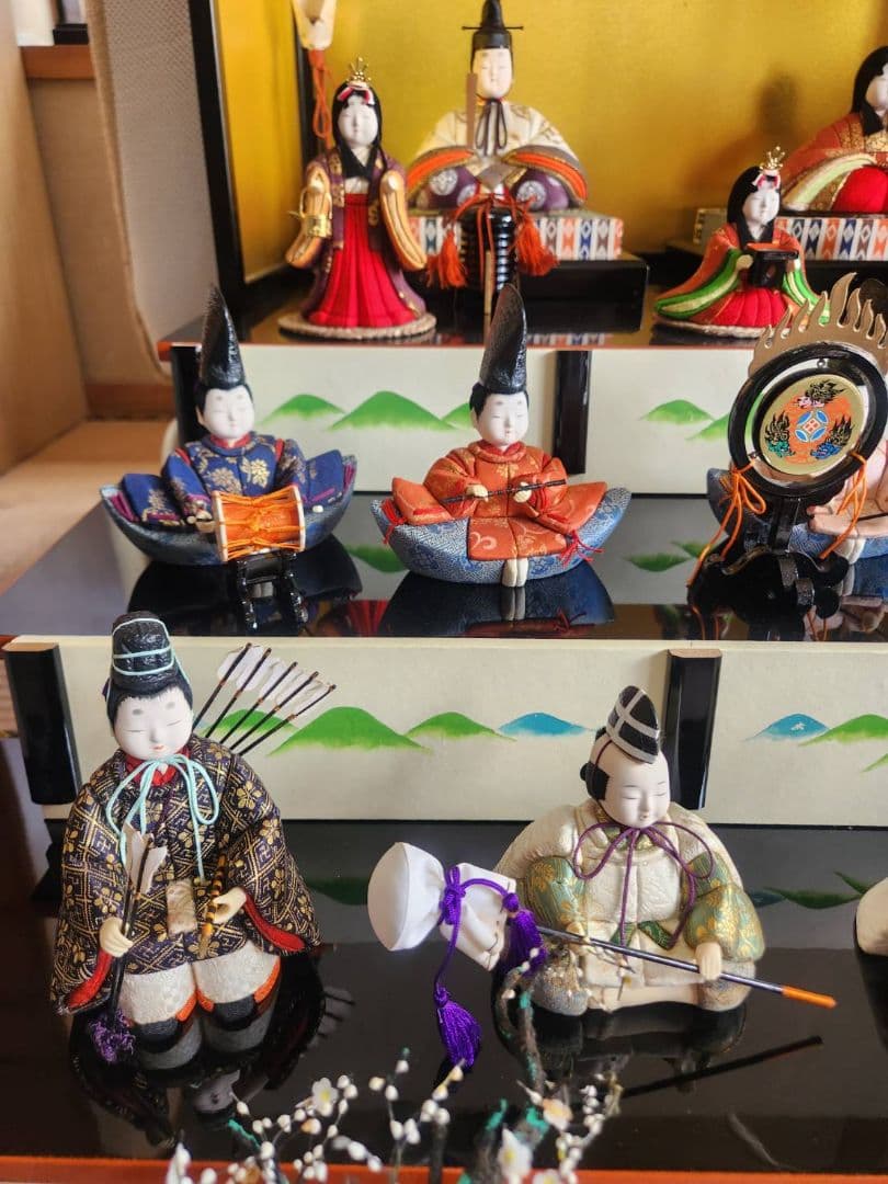 定価 65万 真多呂人形 京都 伝統工芸品 雛人形セット 15体 豪華 日本人形