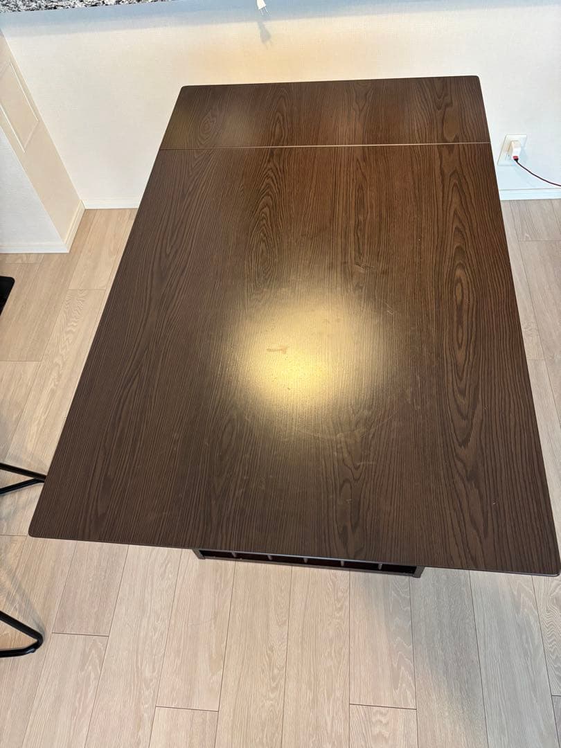 伸長式ダイニングテーブル(ロピア2 dbr)