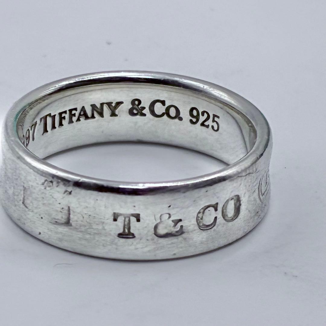 【大きいサイズ】ティファニー ナローリング 21号 シルバー メンズ 希少