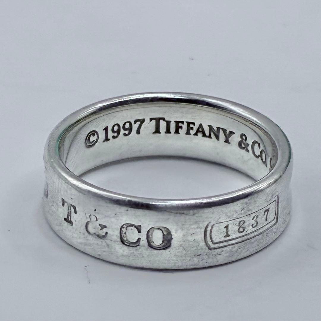 【大きいサイズ】ティファニー ナローリング 21号 シルバー メンズ 希少