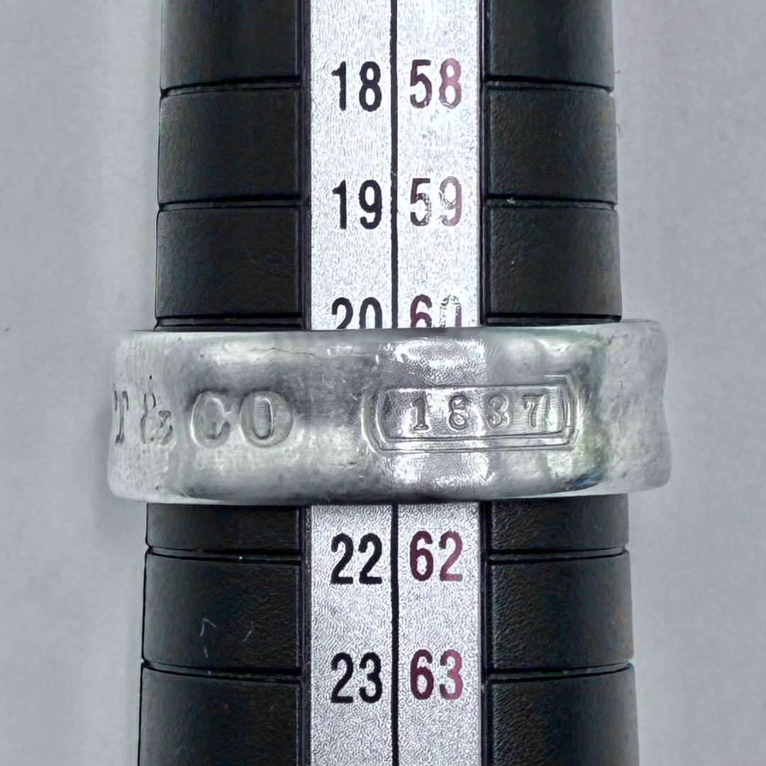 【大きいサイズ】ティファニー ナローリング 21号 シルバー メンズ 希少