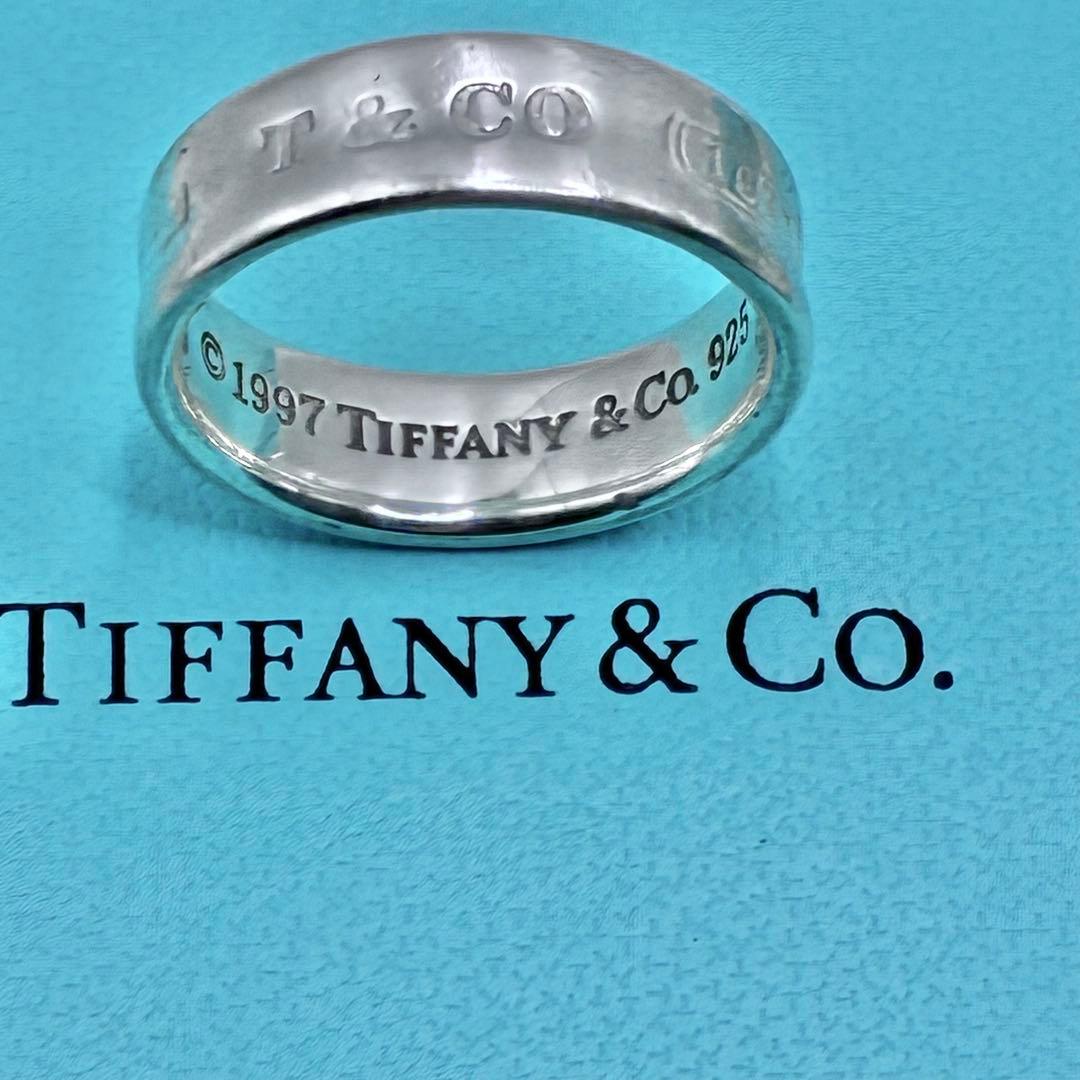 【大きいサイズ】ティファニー ナローリング 21号 シルバー メンズ 希少