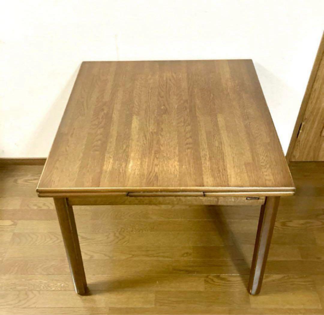 【良品】KOIZUMI 伸縮式テーブル エクステンション ダイニング テーブル