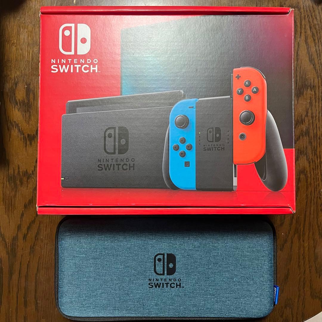 【美品】NintendoSwitch　本体セット　箱ありケース付