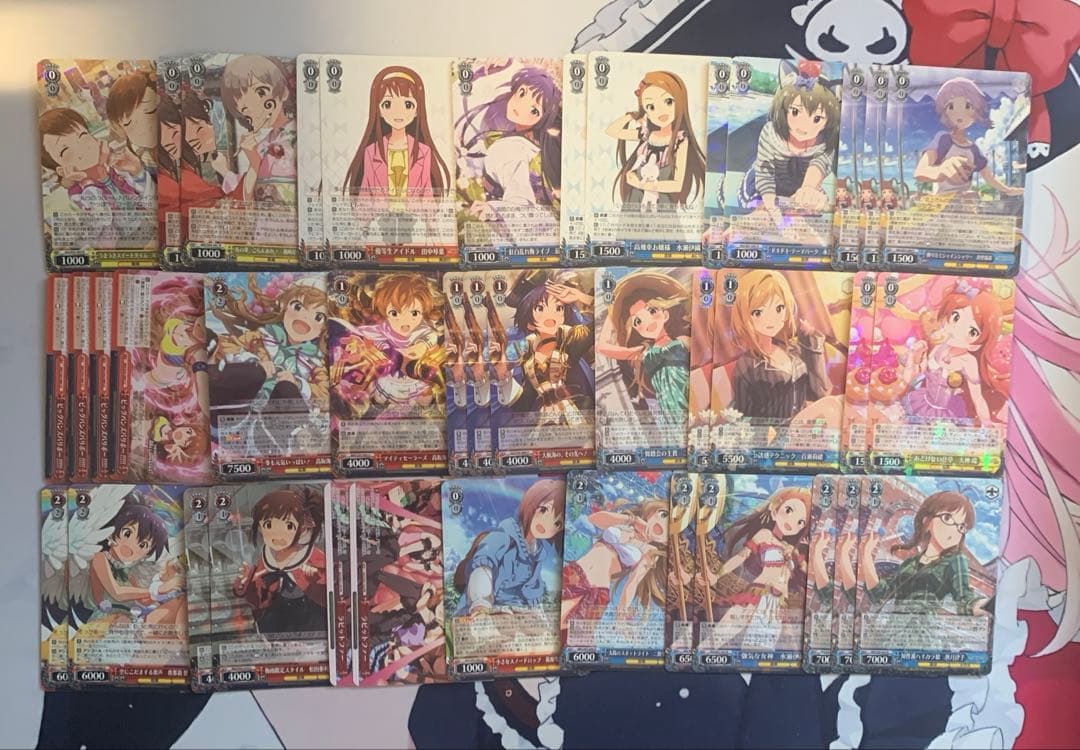 ヴァイスシュバルツ　ミリオンライブ　デッキ　パーツ多数　8門　8電源