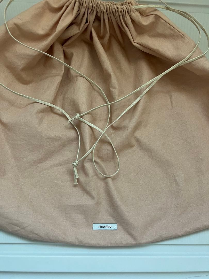 【美品】　miumiu ガラスレザー　バッグ