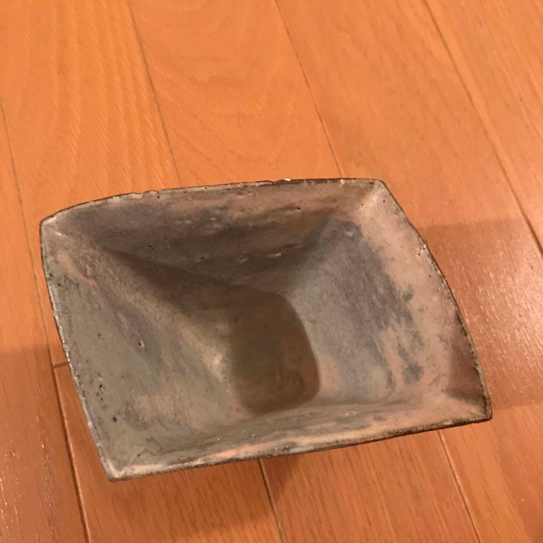 月末半額セール☆かねと窯 丹波焼 四方鉢 丹波立杭焼