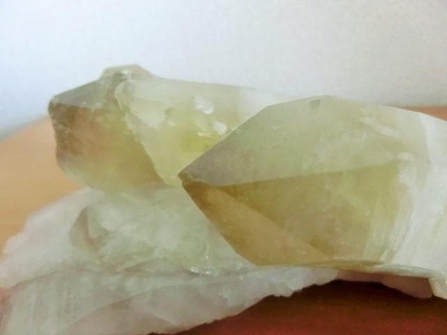 非加熱 シトリン 】クラスター ナチュラル 原石 タントリックツイン