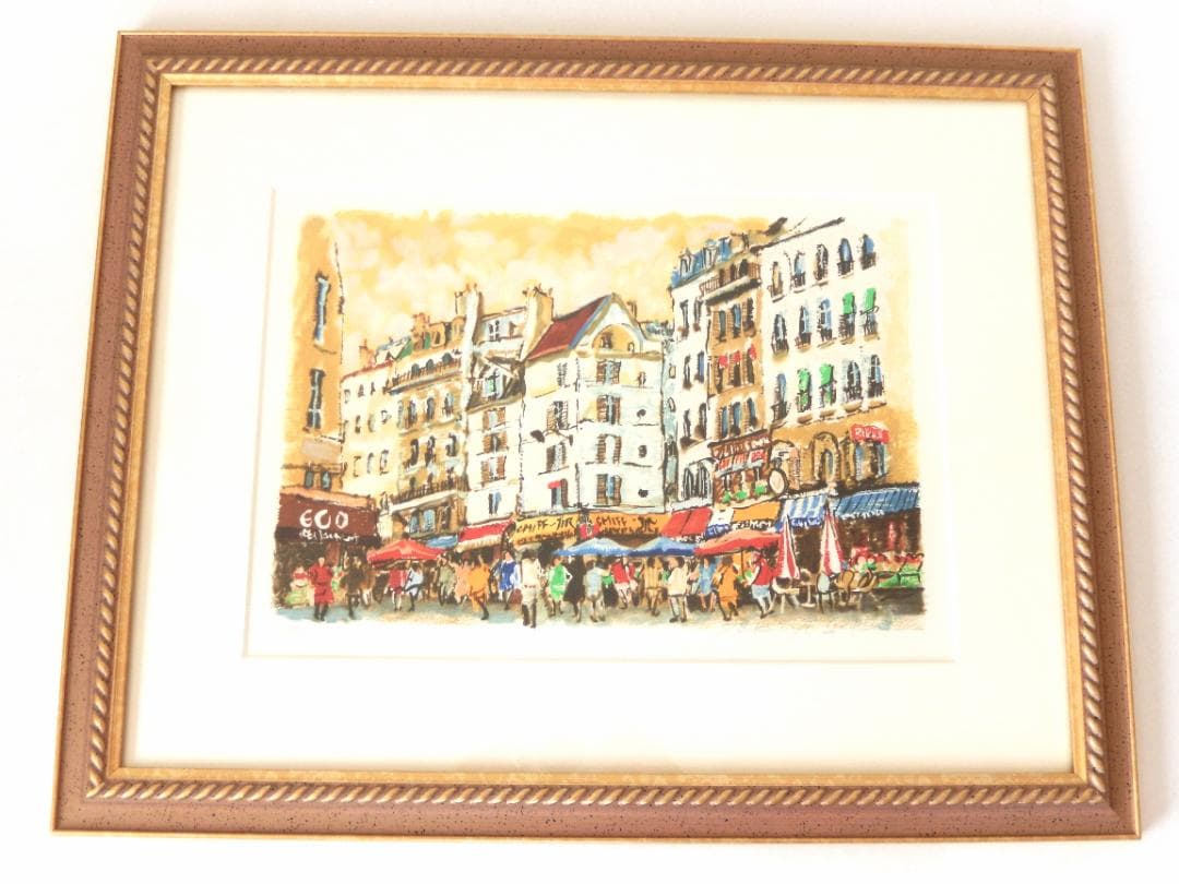 関　拓司　「サンジェルマン」リトグラフ 関 拓司 「サンジェルマン」リトグラフ - メルカリ