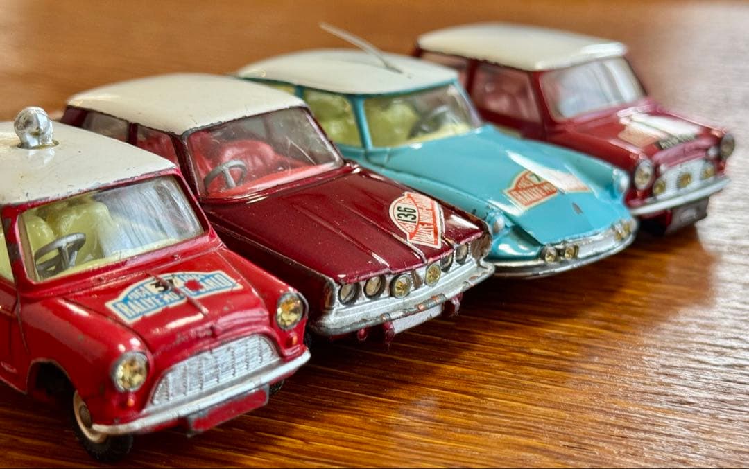 当時物コーギーcorgi toysモンテカルロカーセット中古品ローバーミニbmc