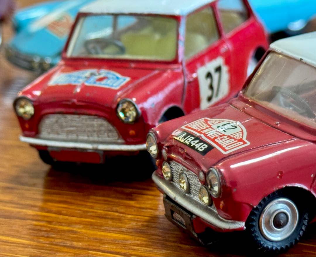 当時物コーギーcorgi toysモンテカルロカーセット中古品ローバーミニbmc