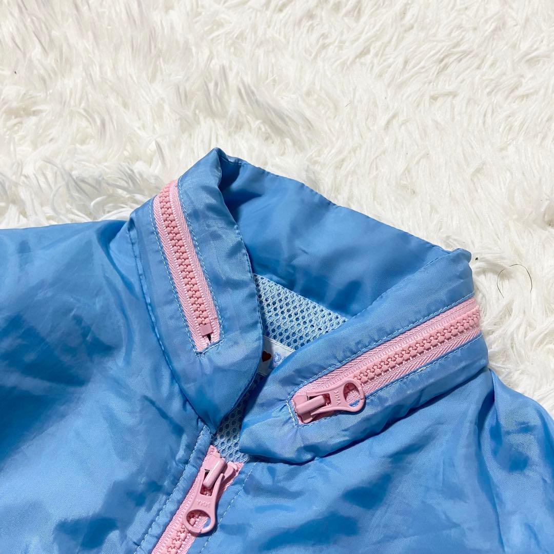 エンジェルブルー y2k 平成女児 ナイロンジャンパー ウィンド