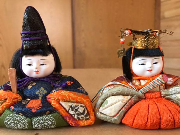 ☆市松人形☆花雲斉玉秀作 13号 2体セット 日本人形 竹下景子サイン