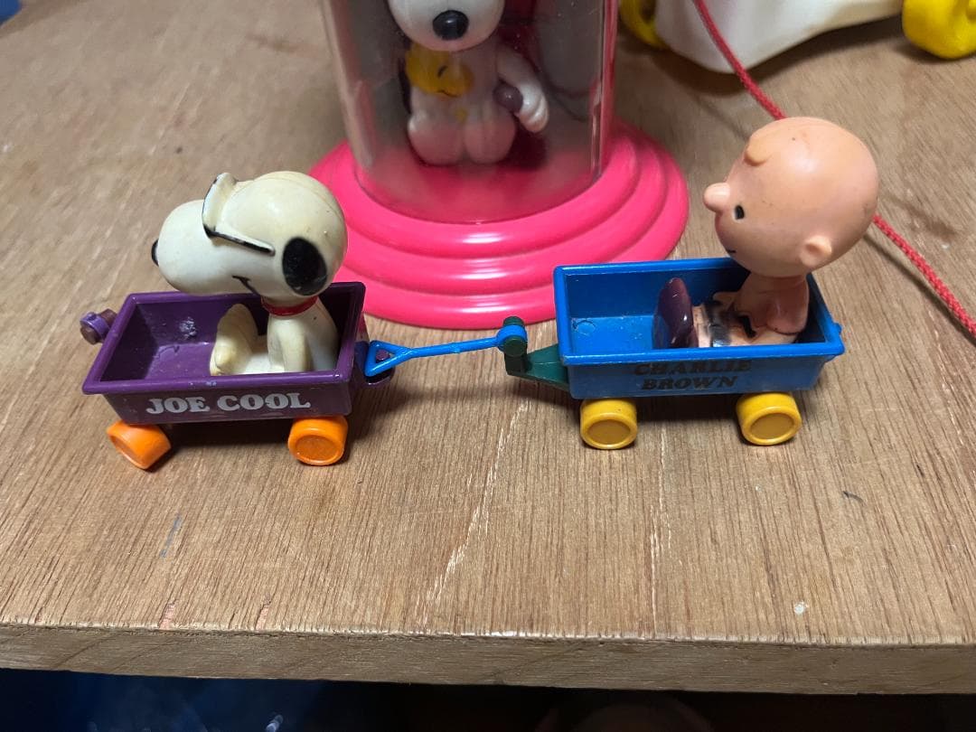 AVIVA スヌーピー　SNOOPY 　トロッコ　ダイキャストミニカー