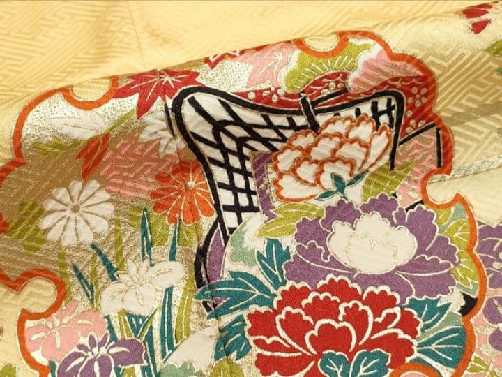 高級逸品‼️【七五三7歳～十三参り用】正絹振袖フルセット