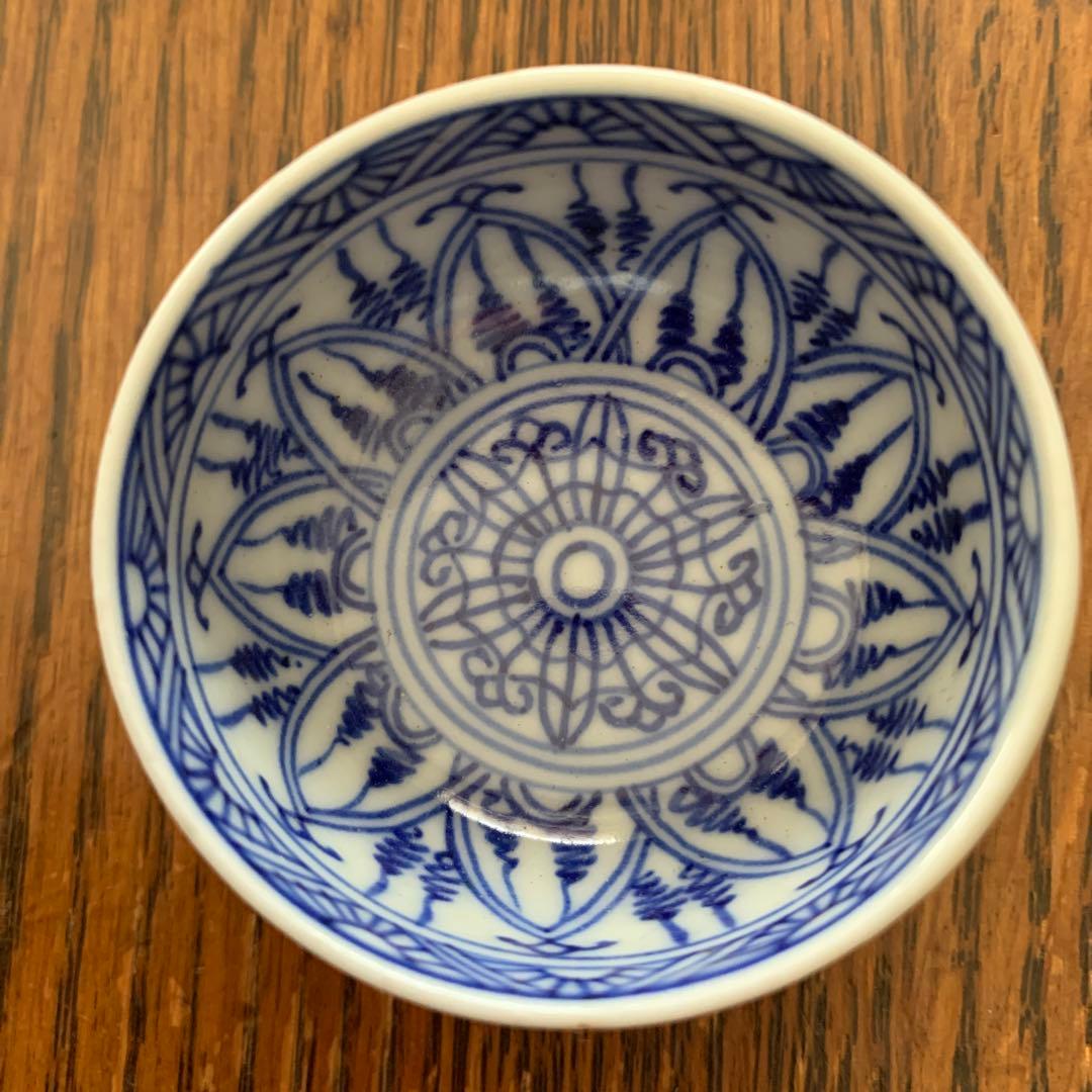 九谷焼⭐️杯五客⭐️共箱付⭐️蔵保管