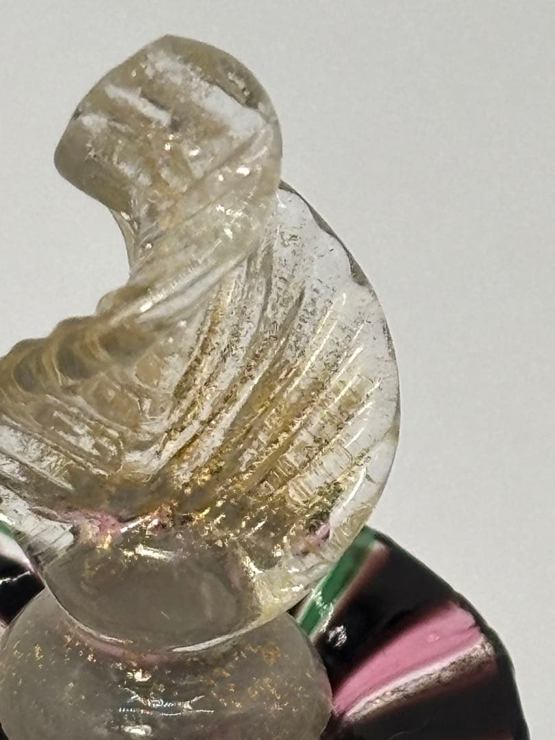 高級~香水瓶】欧州金彩ガラス作品・パフュームボトル・アンティーク