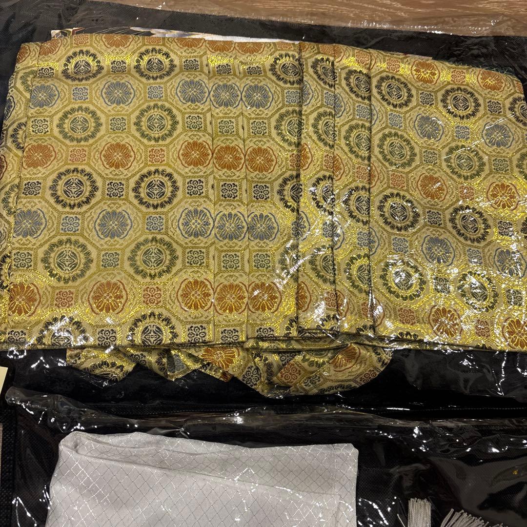 七五三 伝統衣装 鶴と花の刺繍　　14点セット