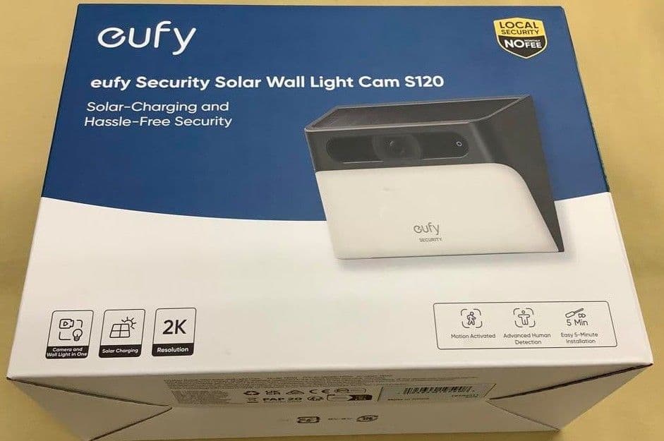 柴吉新品 Anker eufy Solar Wall Light Cam Amazon.com: eufy Security Solar Wall Light Cam S120, Solar