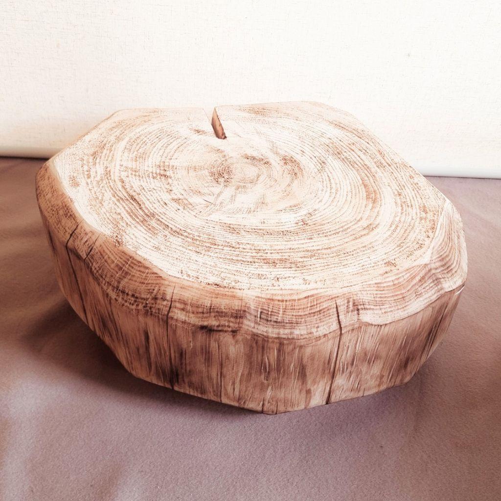 天然アロマ 東濃ひのき テーブル 飾り台 無垢無塗装 オーガニック 特大