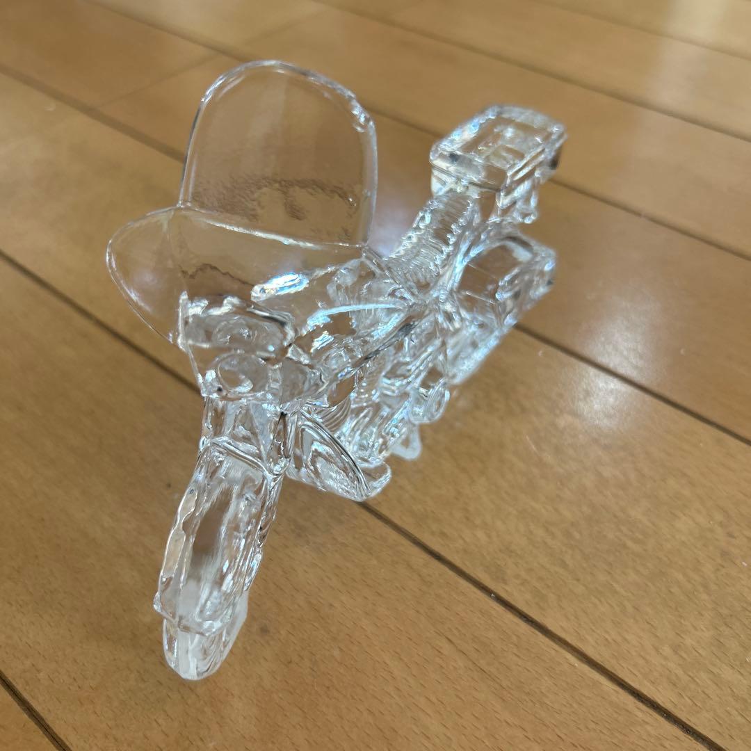 バイク型ガラス彫刻ハーレーダビッドソン