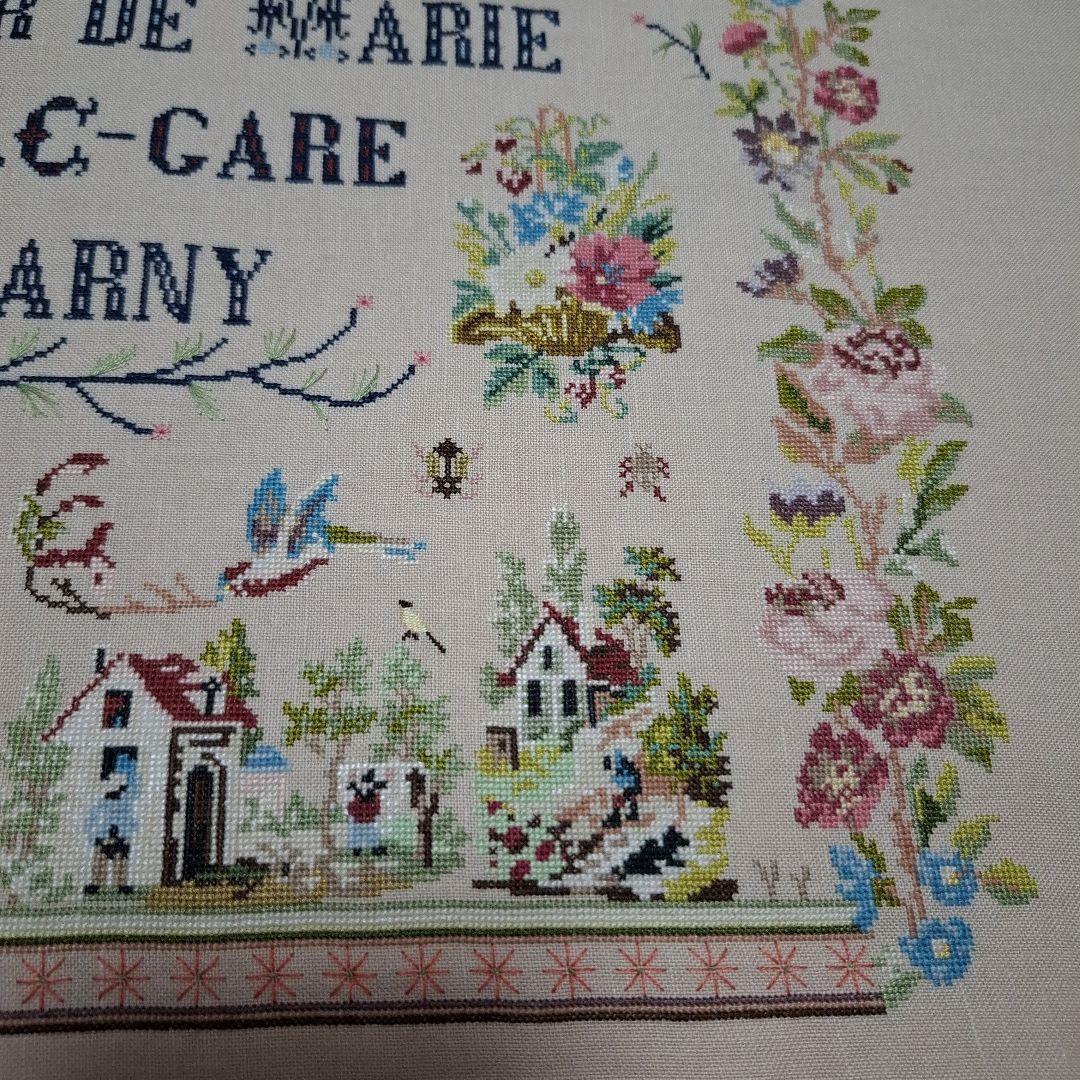 ゆか　クロスステッチ完成品