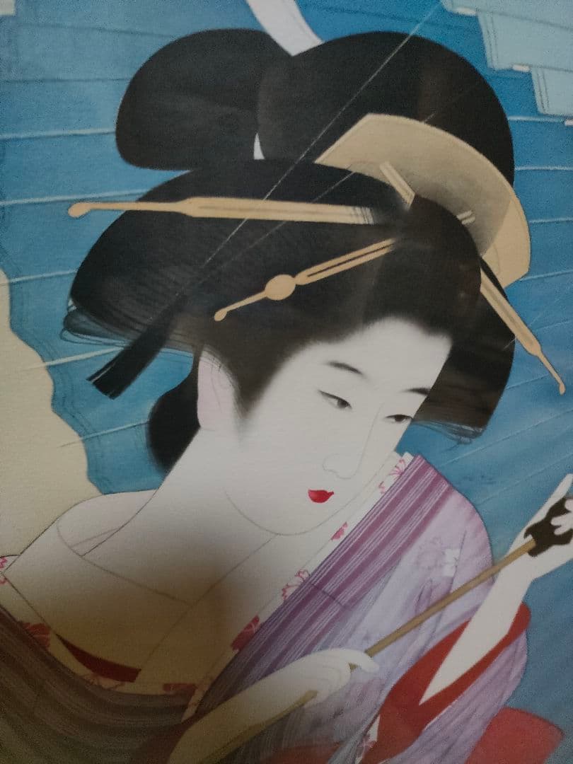 日本画 女性の肖像 - メルカリ