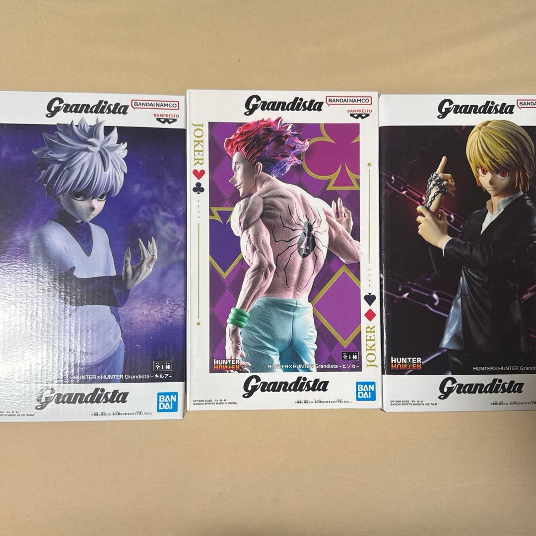 hunter×hunter grandistaヒソカ&クラピカ&キルア3体セット - メルカリ