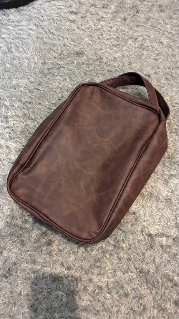 アメリカより取寄】JONES ブラウン シューズケース（ゴルフなど）