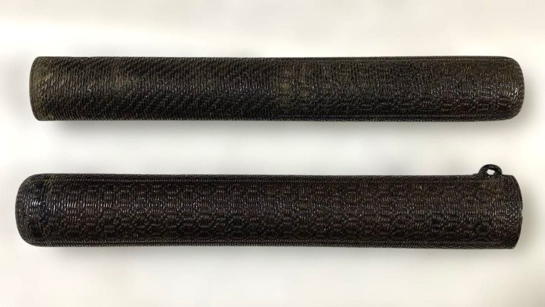 C-17 煙管 煙管入れ 2個セット 煙草道具 骨董品 古道具 美術品 工芸