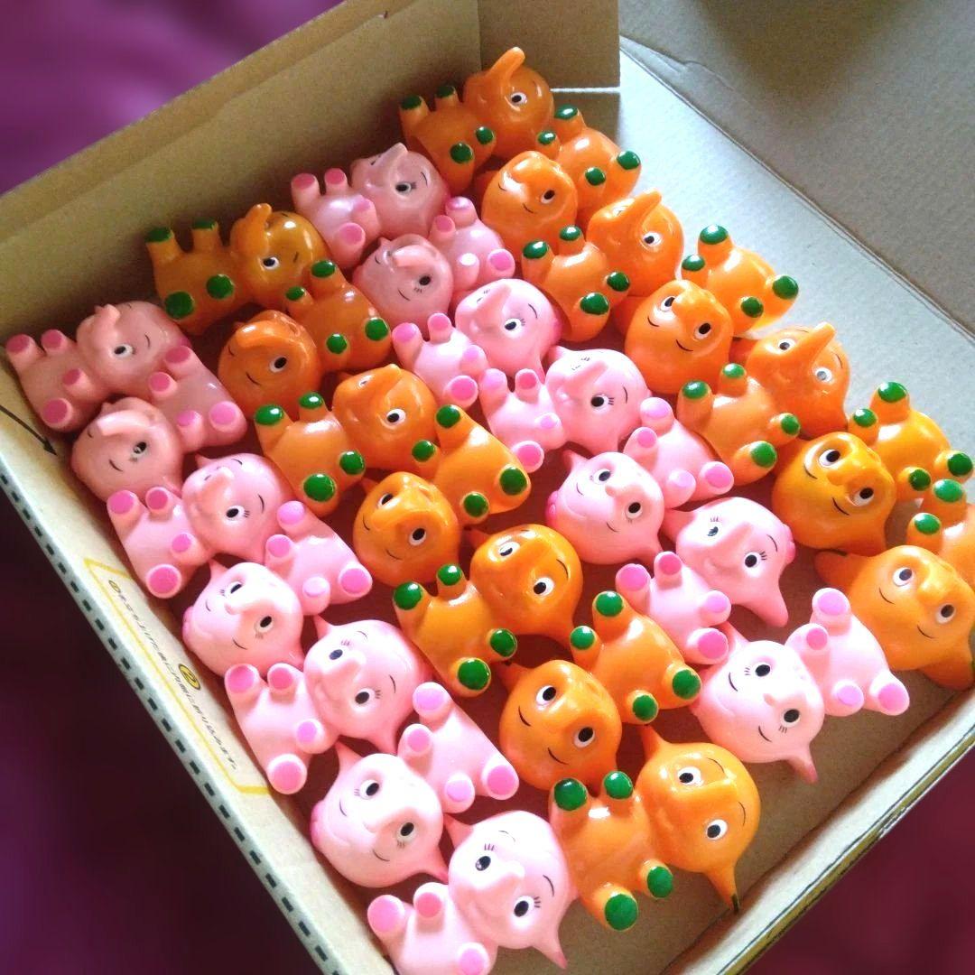 昭和レトロ◇サトちゃん＆サトコちゃん指人形 合計28個 コンパクト