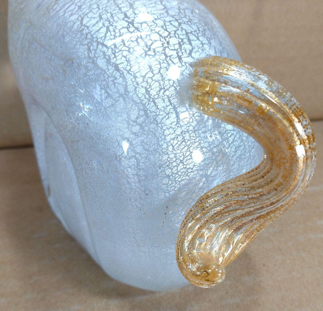 和光 WAKO 干支ガラス置物(馬,午）共箱 美品 金銀彩 クリスタルガラス