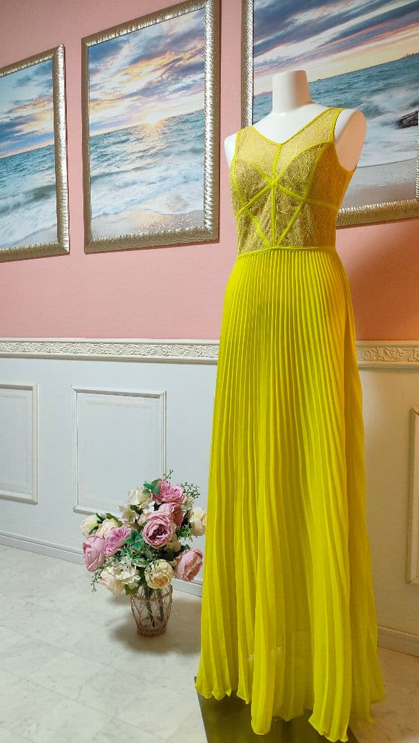♫✾鮮やかイエロードレス✾♫S〜Mサイズ