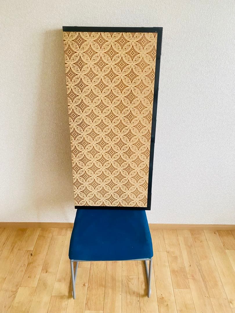 山水画 4つ折り屏風 160cm x 90cm