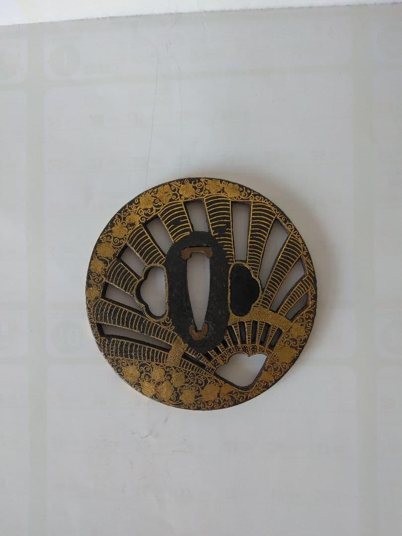 骨董　鍔　阿波正阿弥