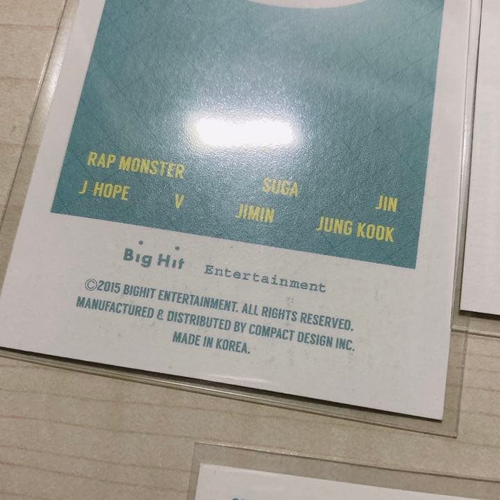 BTS 2nd muster 17520 ミニフォト ユンギ セミコンプ セット 高品質