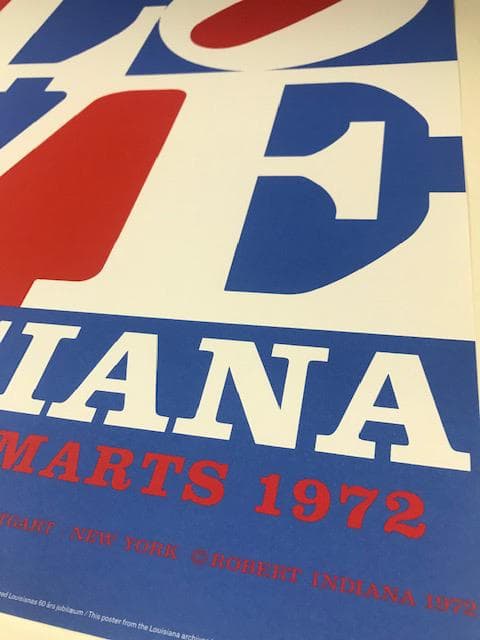 額装済/Love louisiana/ロバート インディアナ/ポスター