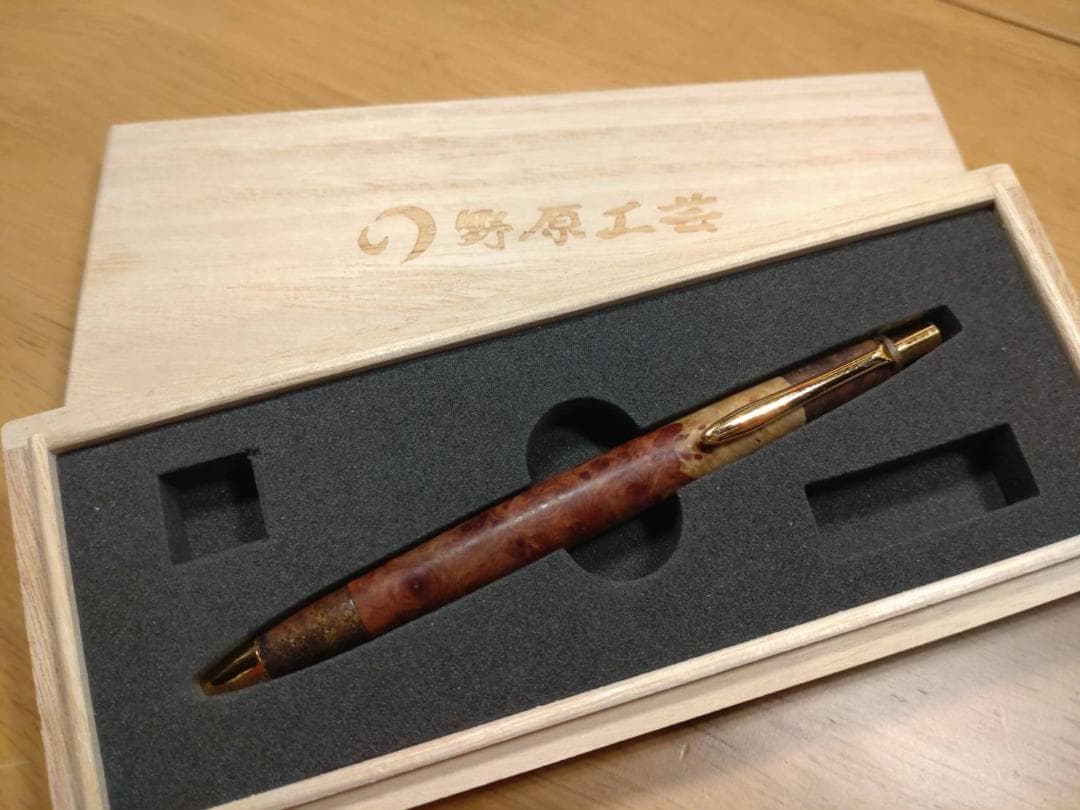 野原工芸似 花梨瘤 斑紋金具 シャーペン0.5 - メルカリ
